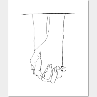 Holding Hands Posters and Art